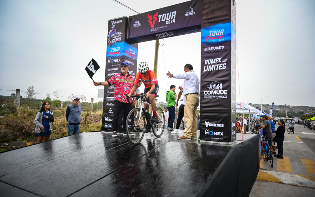 Éxito la tercera etapa del Tour Venados de Ciclismo, celebrada en Guanajuato