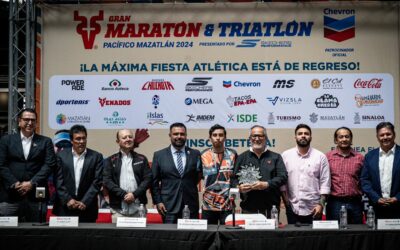 Grupo Venados presenta el Gran Maratón y Triatlón Chevron, Presentado por Skecher, Mazatlán 2024, en CDMX