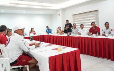 El comité organizador de Gran Maratón y Triatlón Chevron 2024 y autoridades municipales afinan detalles para la justa atlética