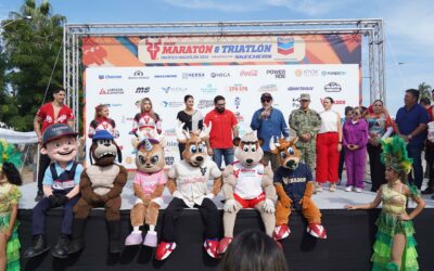 Corredores de todo el país se dan cita en el puerto para la fiesta del Gran Maratón y Triatlón Chevron Mazatlán 2024